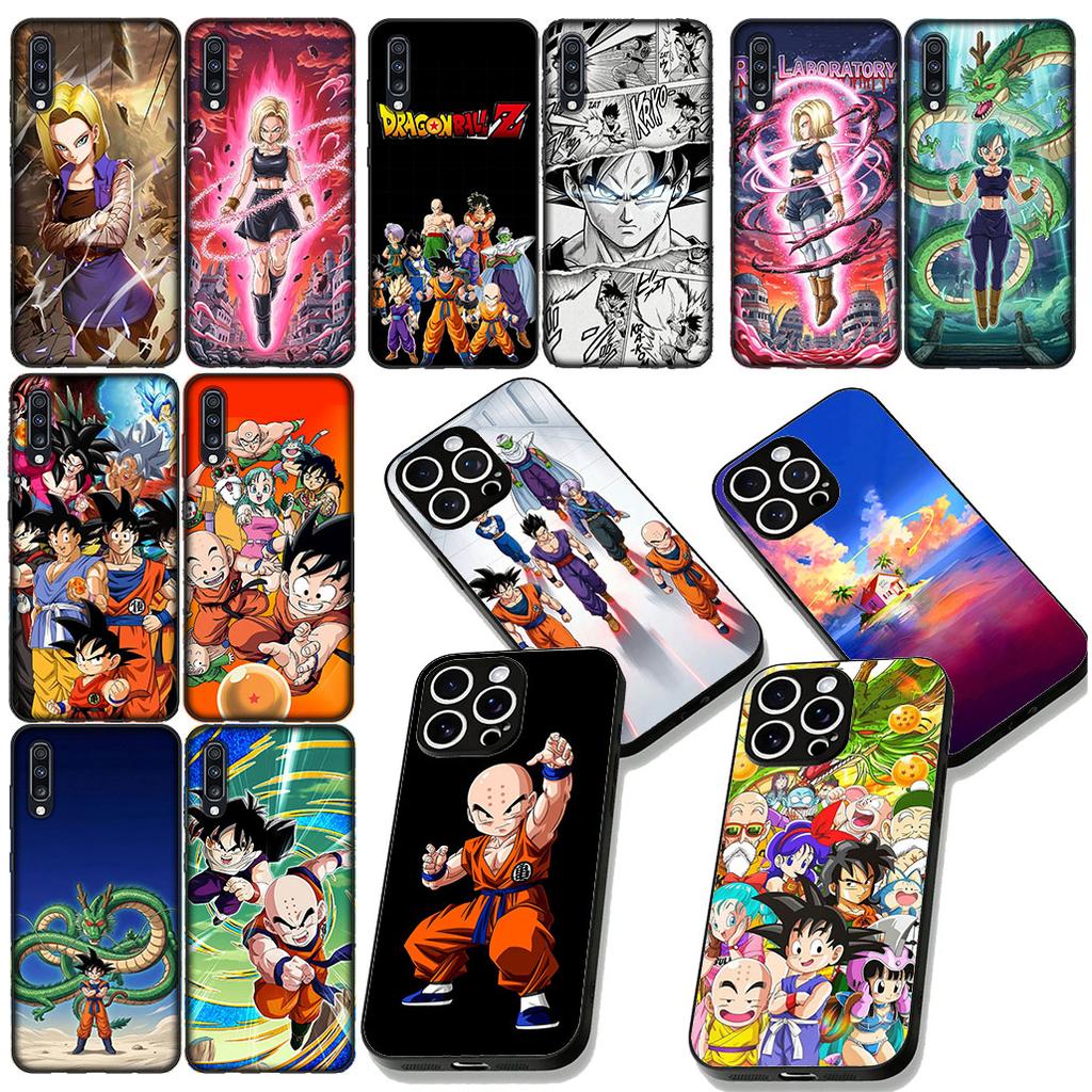 Krillin Dragon Gokus Ball Android 18 Phone Case for Samsung Galaxy S22 S21 S20 FE Ultra Plus A35 A36 A37 A33 A34 A04 A71 Cover