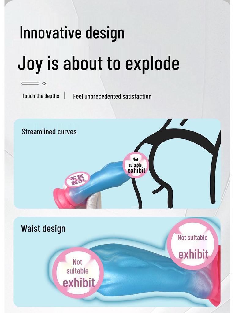 Super Soft Thick Dildo with Big Head - Female Short Masturbator & Anal Plug for Erotic Play