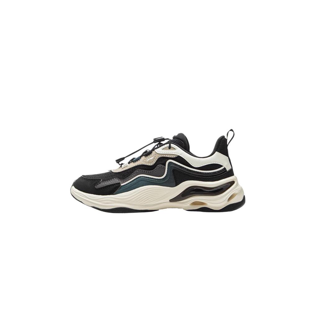 Li Ning Chaussures Décontractées Confortables Légères Antidérapantes Résistantes à l'Usure Basses pour Enfants Baskets pour Enfants Rose Violet Blanc YKCV014-4