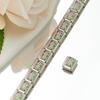 2024 DIY Personalized Shiny Classic Burger Coffee Beverage 304 Stainless Steel Italian Charm Bracelet Link 9mm * 10mm Module