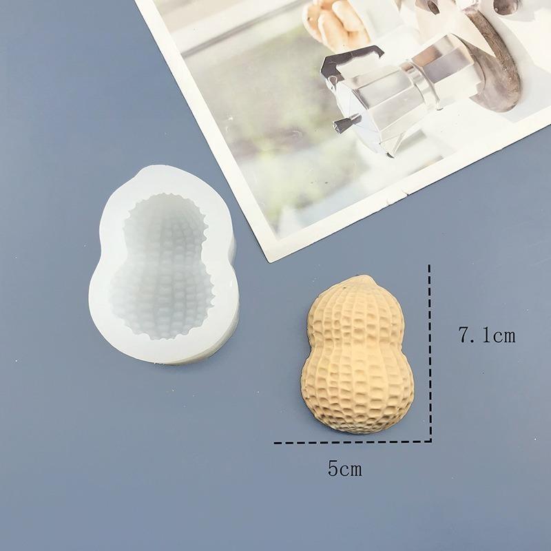 3D Simulate Peanuts Silicone Mold French Dessert Chocolate Mousse Mould Cake Decorating Tools Bakeware DIY Plaster Candle Model