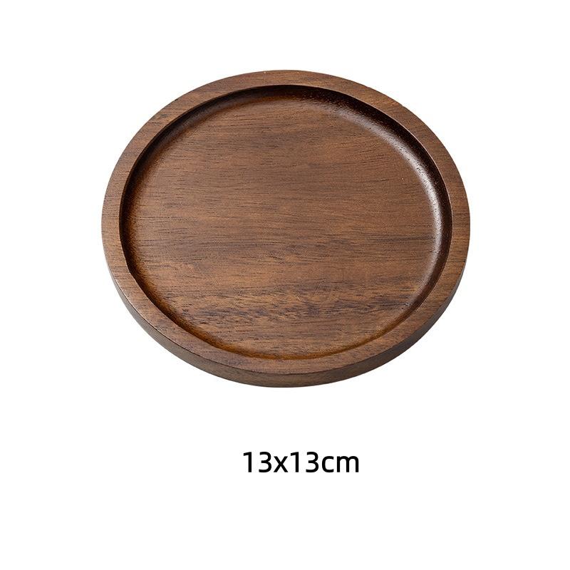 Japanese Style Storage Tray Irregular Cloud Shaped Wooden Tray For Bread Dessert Cake Coffee Tea Cup Household Organizer Plate