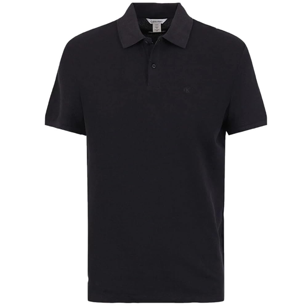 

Polo Shirt MICRO WAFFLE POLO 40QC235 Black [Calvin Klein] Men s Short-Sleeve (Color (UB1)) (Size M) [Item]