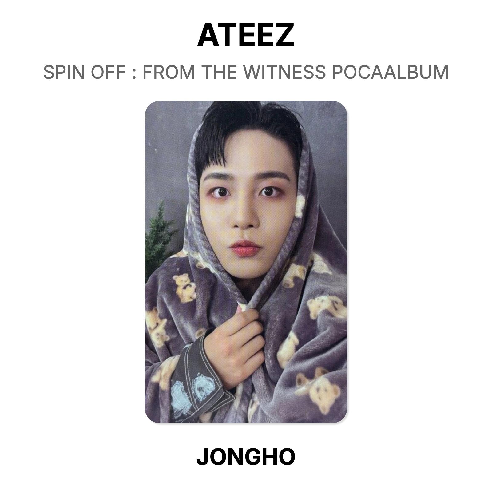 ATEEZ Спин-офф : ИЗ АЛЬБОМА СВИДЕТЕЛЕЙ Официальная фотокарточка JONGHO