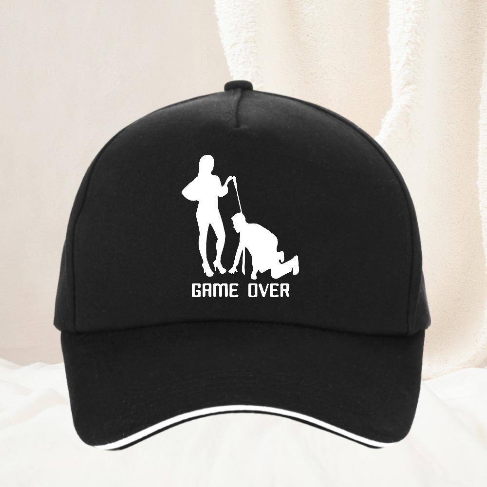 Groom Crew Game Over Hat Guys Bachelor Party Video Gamer Over Bride Groom Baseball Cap Adjustable Unisex Snapback Hats