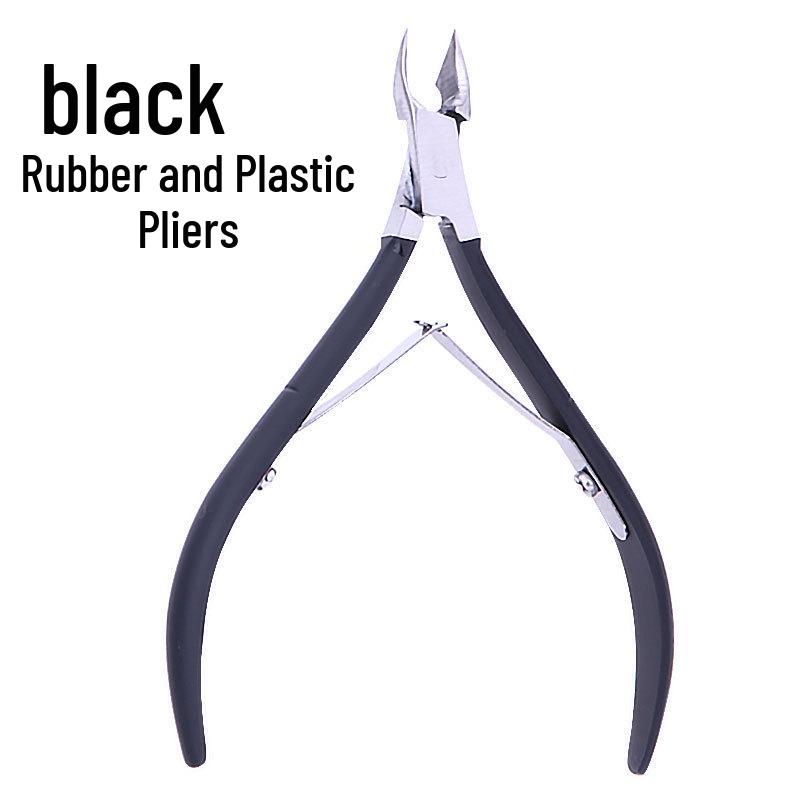 Stainless Steel Professional Cuticle Nippers for Manicure - Portable Nail Clippers and Forceps Tool for Hangnails