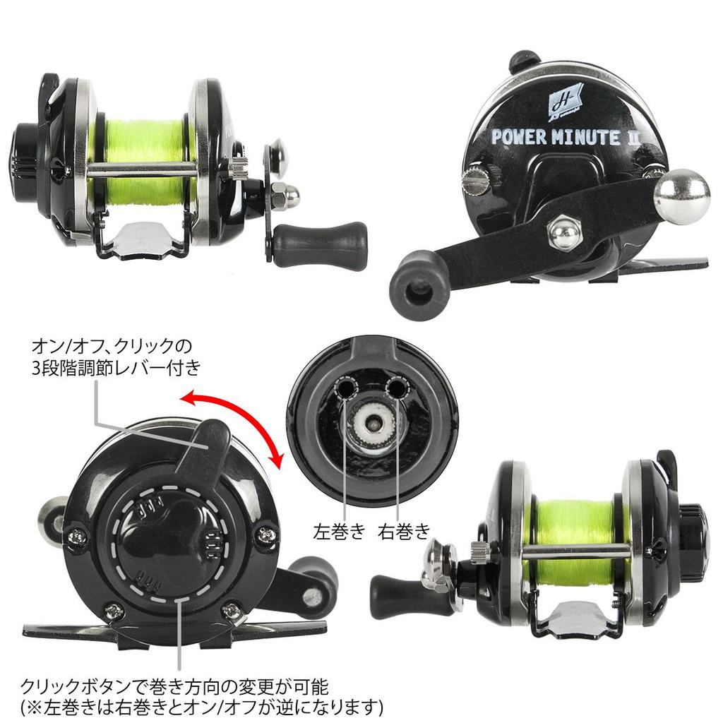 TAKAMIYA concept Power Minute II Small Reel with Black H.B Line,