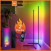 2PC/1PC LED Floor Lamp, 160CM/63IN RGB Corner Lamp Works with APP/Remote Control, Smart Corner Light with 16 Million DIY Colors,
