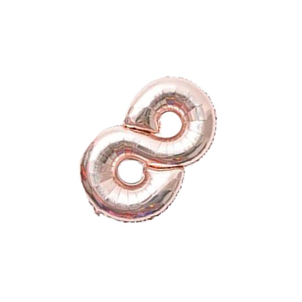 Party Balloon Aluminum Foil Number Balloon Wedding Birthday Party 16-inch Decoration