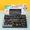 20/25/30/32/40Pcs/Set Metal Puzzle Ring Brain Teaser 3D Wire Puzzle Game Kids Adults
