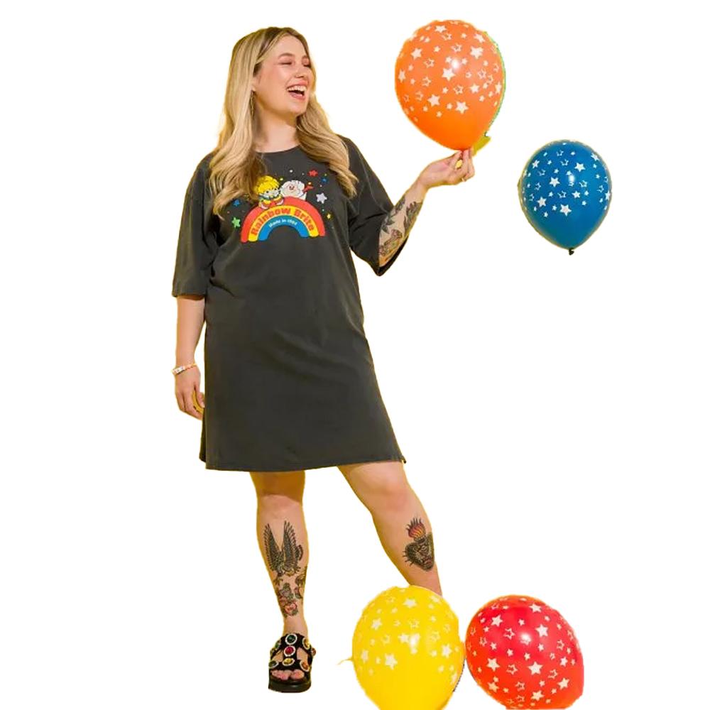 Rainbow Brite Womens/Ladies Logo T-Shirt Dress
