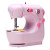Portable Electric Stitching Sew Fabric Pedal Mini Table Model Sewing Machine