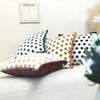 Edge Ins Embroidered Modern Simple Polka Dot Sofa Cushion Pillow High-end Home Nordic Style Pillow Case