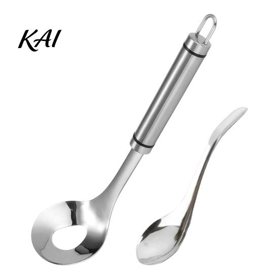 Professioneller Fleischbällchenformer Löffel aus Edelstahl, Rutschfester Griff Ergonomisches Langes Griffdesign, Einfaches Löffel Fleischbällchenformer Werkzeug für Fischbällchen Und