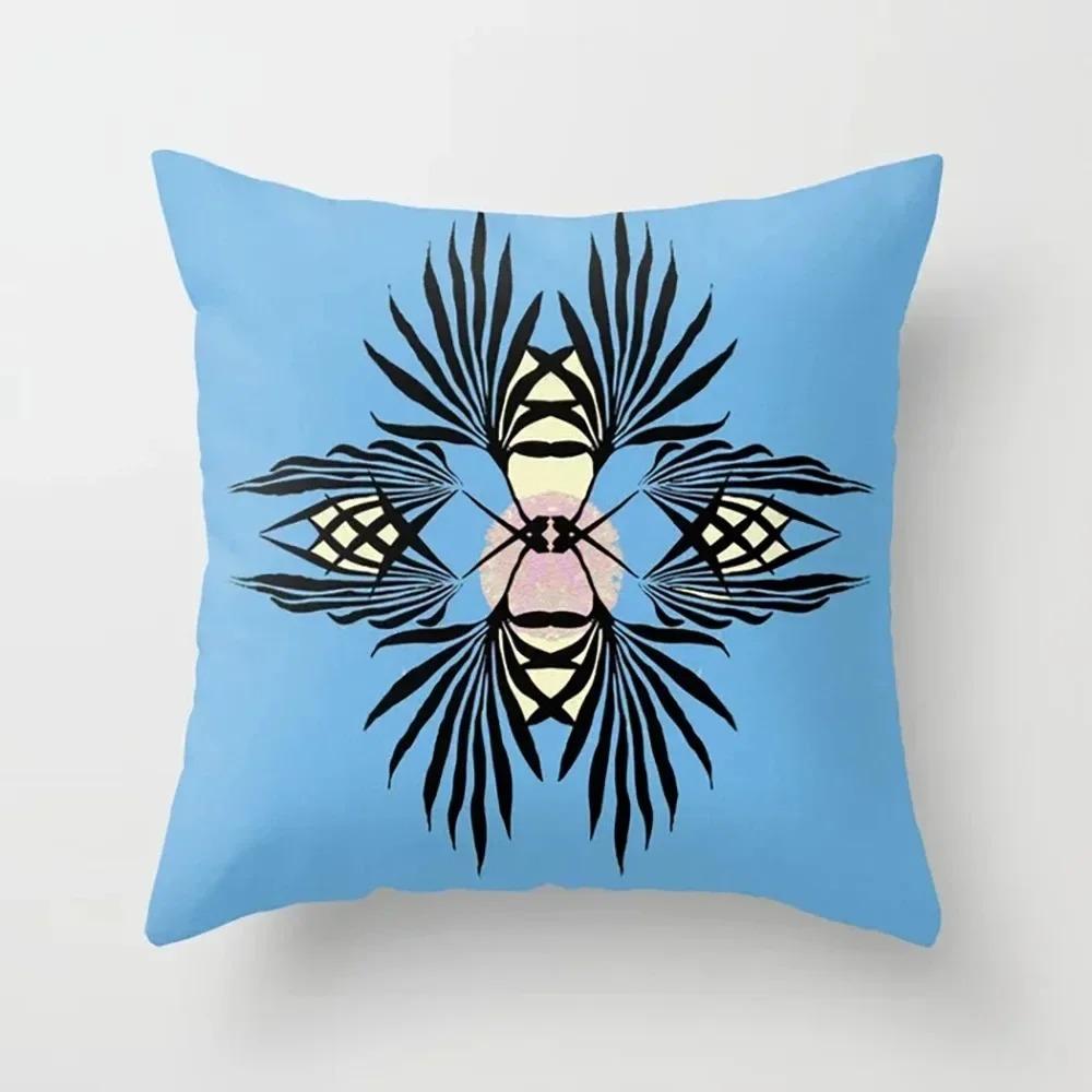 Abstract Pattern Decorative Pillow Cover Car Sofa Square Cushion Pillow Cover