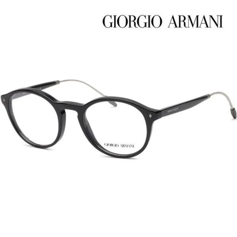 [Giorgio Armani] Armani Eyeglass Frames AR7168 5001 Round Fashion Horn-rimmed Retro