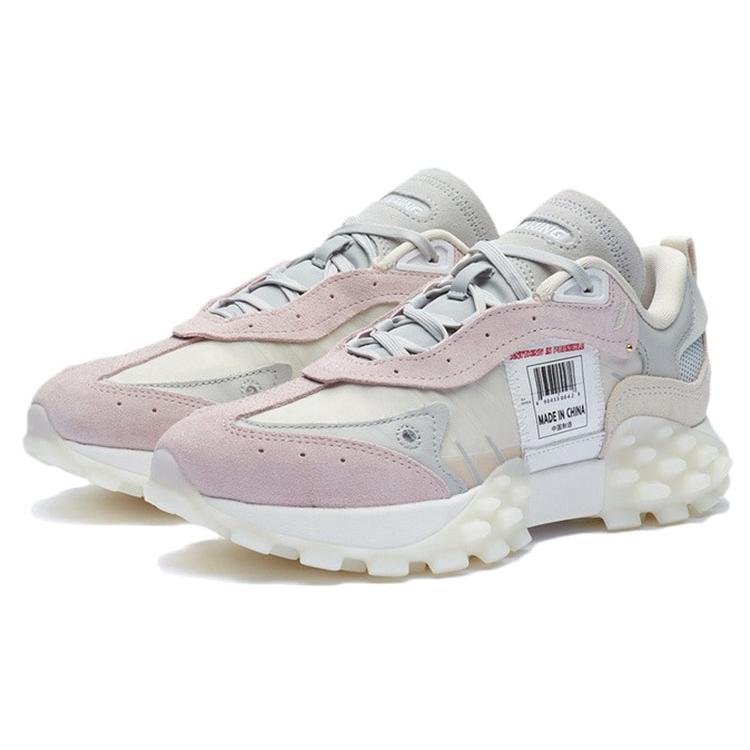 Li Ning Casual Shoes Women's Low top Swan White/Primrose Pink ARYR026-8