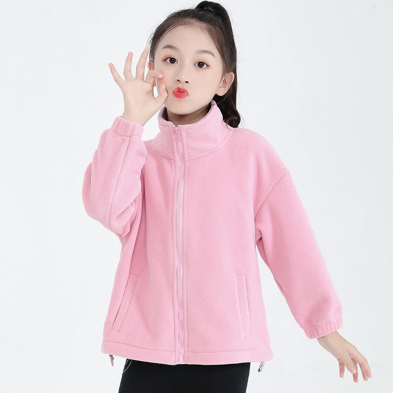 Children's Sherpa Fleece Outdoor Jacket for Autumn & Winter
