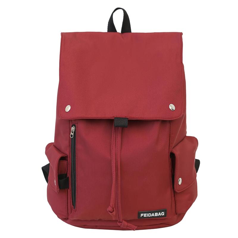 Men Women Backpack Student Large Capacity Schoolbag Travel Computer Bag