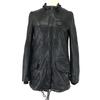 REVISITATION by ABAHOUSE Lambskin Leather Jacket Coat Women S-M Black Liner Attached(USED)