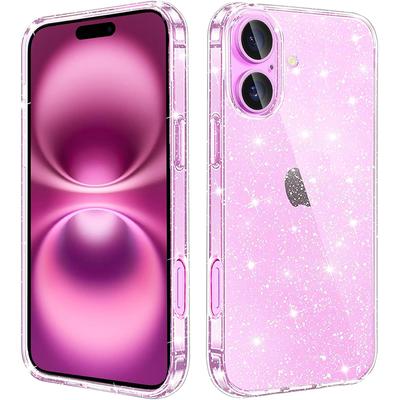 Glitter Clear Case for Iphone 16 Pro Max 15 Plus 14 13 Mini 12 11 X Xs Xr Se 2022 2020 15Pro 16Pro 16Plus 7 8 6 6S 14Pro 13Pro Phone Cover Accessories