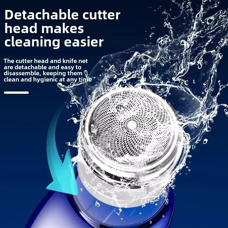 Electric Men's Shaver Waterproof Beard Repair Device Mini Charging Portable Shaver Outdoor Travel Electric Shaver