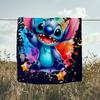 1PC Cartoon Aloha Alien 626 Printed Soft Flannel Blanket Throw for Adult Bedroom Living Room Sofa Camping Travel Fan Gifts Christmas Gifts