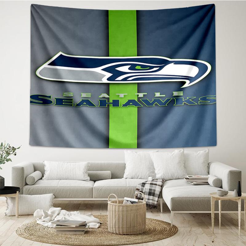 Seattle Seahawks Logo Tapestry Hanging for Bedroom,Livingroom, Playroom,Decor Art Room Wall Tapestry Holiday and Birthday Gifts