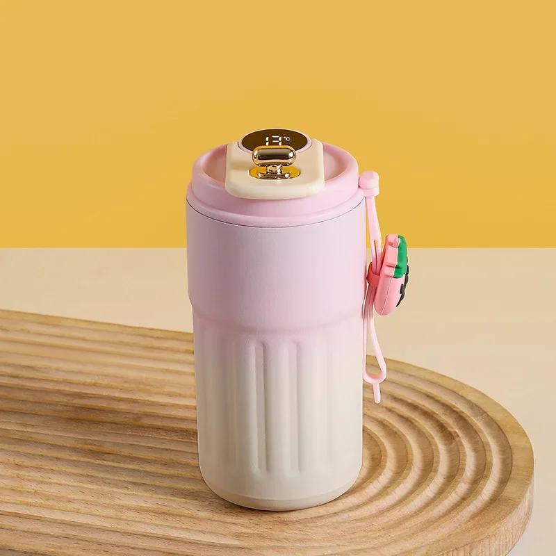 Smarter Thermos Bottle Stainless Steel Water Bottle LED Temperature Indication Coffee Cup Thermo Thermal Drinkware Kitchen Bar