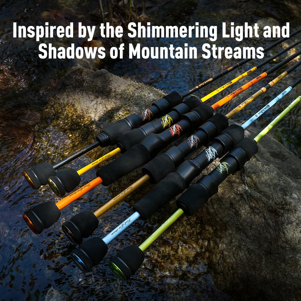 Kingdom Micro Expert Fishing Rods 4/5 Section 1.5m/1.65m MF Casting Rod Spinnng Rod UL UL-L FUJI Guide Ring 61.9g Travel Ultra Light