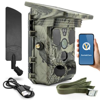 Solar Trail Camera Suntek Hc603 Pro 4G Lte App IR LEDs
