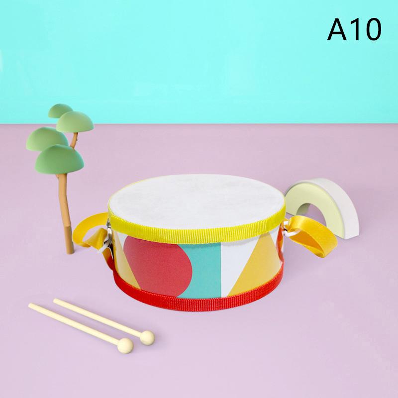 Children'S Wood Drum Early Educational Percussion Musical Instrument For Children Beat Instrument Hand Drum Toys