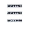 3D Letters Numbers Emblem For  Audi A4 40TFSI 45TFSI 50TFSI 30TDI Car Trunk Lid Nameplate Badge Logo Sticker Chrome Glossy Black