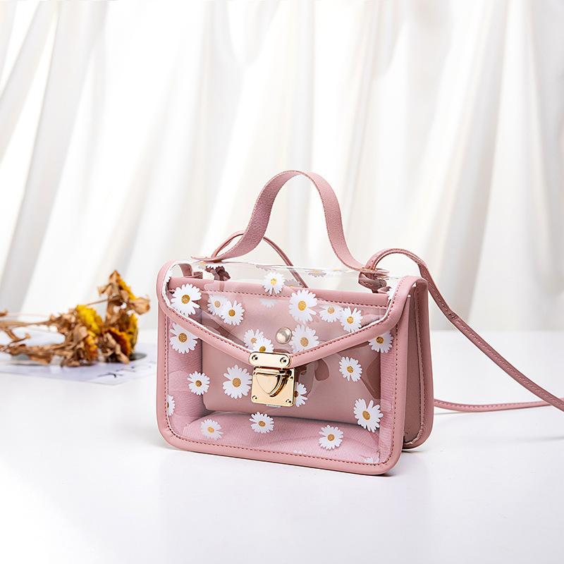 Daisy Single Shoulder Bag Fashion Women's Bag Transparent Jelly Bag Handbag
