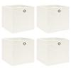 Boîtes de rangement 4 pcs  32x32x32 cm Tissu