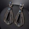 Female Retro Versatile Temperament Water Droplet Earrings