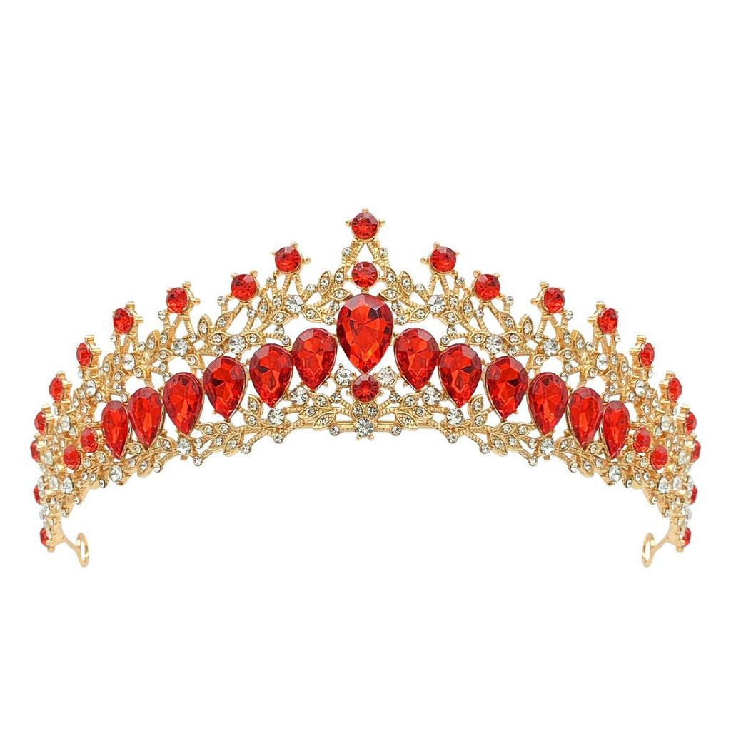 Bridal Rhinestone Headband Crown Wedding Jewelry Crown Tiara Alloy Crown Headband