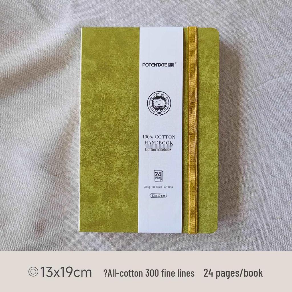 Custom Watercolor Accordion Fold Journal - 300g Paper, Compact and Convenient