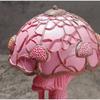 1PC Stained Glass Plant Series Table Lamp Colorful Mushroom Lamp Home Decorative Decorative Ornaments European Country Style Desktop Ornaments