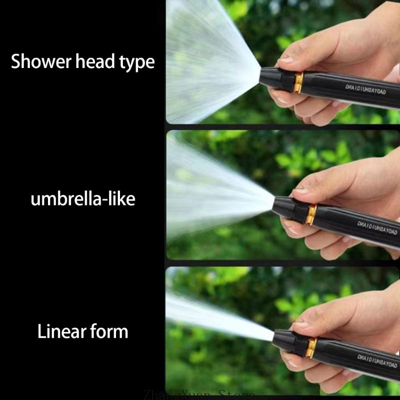 Durable Plastic High Pressure Water Nozzle With Ergonomic Handle For Home And Garden Use