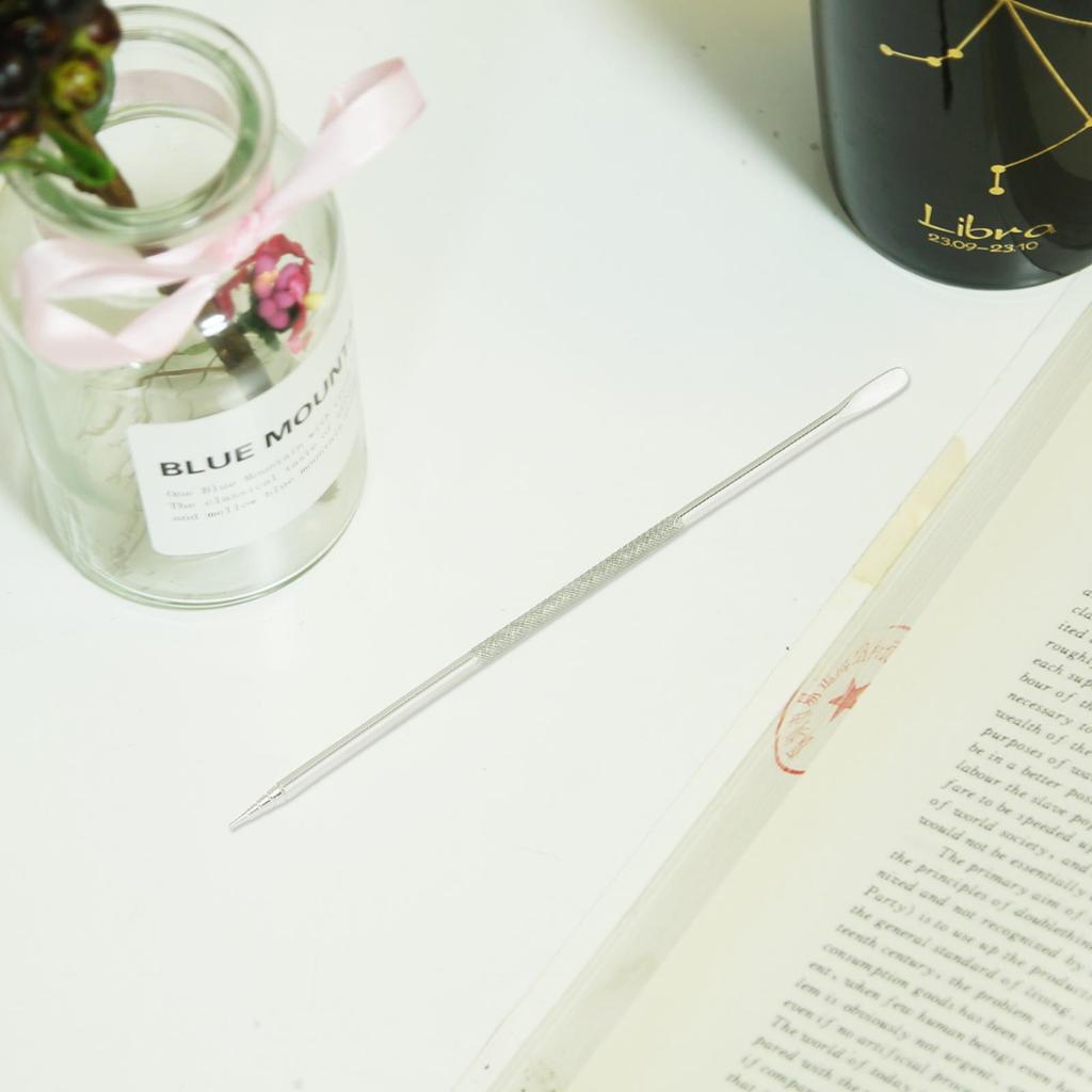 Podpórka na długopis Latte Art ze stali nierdzewnej ozdobiona kawą