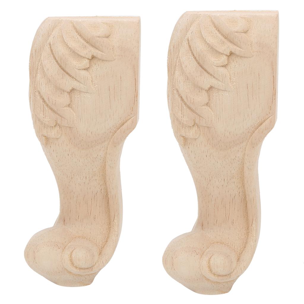 4PCS Carved Cabinet Feet Sofa Closet Coffee Table Foot Guesthouse Accessories for Hotel