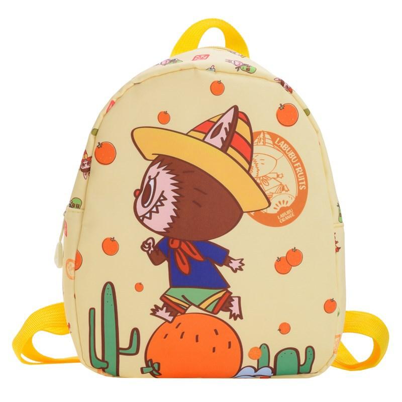 Breathable Color Backpack Nylon School Bag For Preschool Kids Use Daily