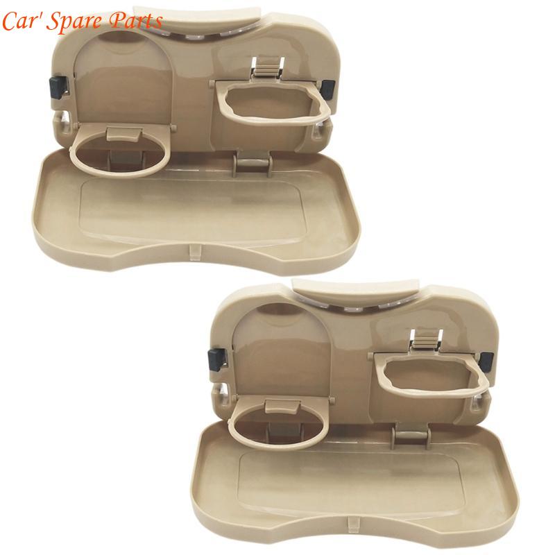 

Y4UA Light Weight Foldable Headrest Table Tray Cup Holder For Car Trucks SUVs абрикосовый