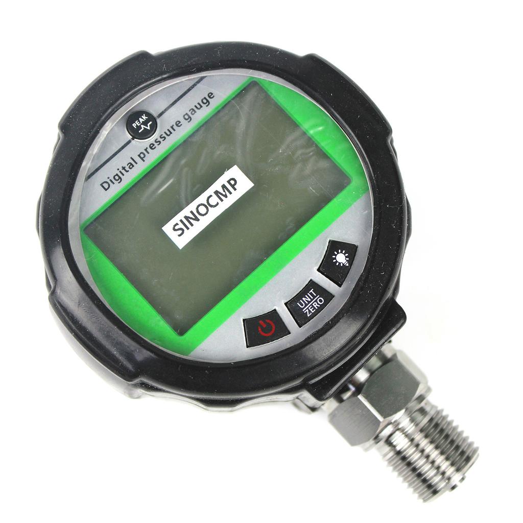 Digital Hydraulic Pressure Gauge 80MPA/12000PSI Stainless Stee IP65 Core Test Meter For Gas Water Oil Durable