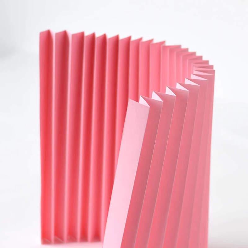Pink Corrugated Paper Wedding Backdrop Decoration Set