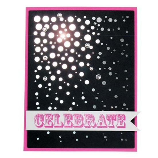 Circle Hole Background Metal Cutting Dies DIY Scrapbook Paper Card Craft