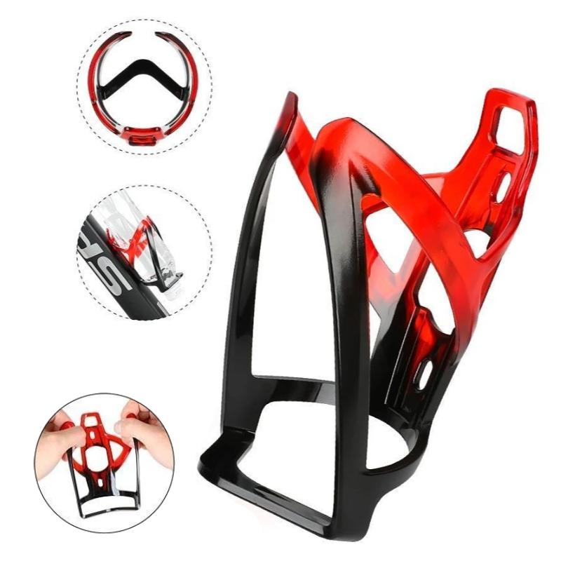 Lightweight Bike Bottle Holder Outdoor Portable Water Kettle Cage MTB Road Bicycle Cup Holder with Installation Screws and Tool 6