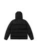 CrossTrapstar Men's Hooded Winter Jacket with Back Embroidery - American Street Loose Fit Hip Hop Style Cotton Coat