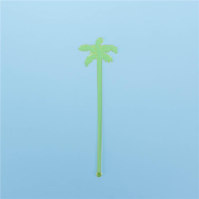 50Pcs Coconut Tree Cocktail Swizzle Sticks Drink Stirrer Coffee Muddler Puddler